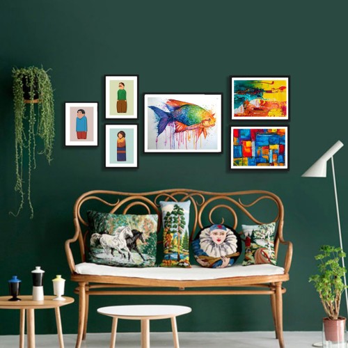Matruşka Çerçeveli Poster Set
