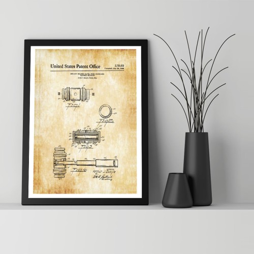 Tokmak Patent Çerçeveli Poster