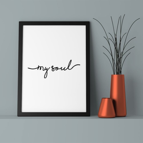 My Soul Çerçeveli Poster