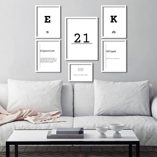 kişiye özel set Poster Seti