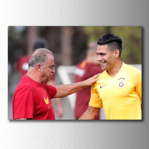 Fatih Terim ve Falcao Kanvas Tablo