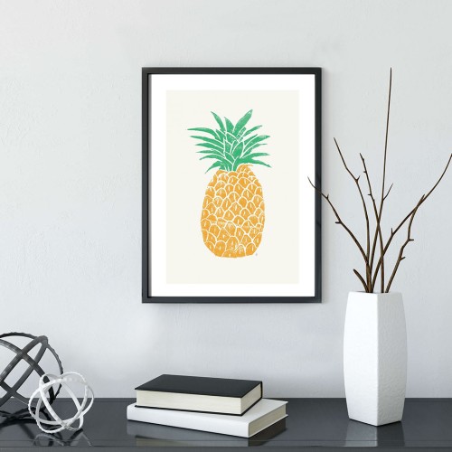Ananas Çerçeveli Poster