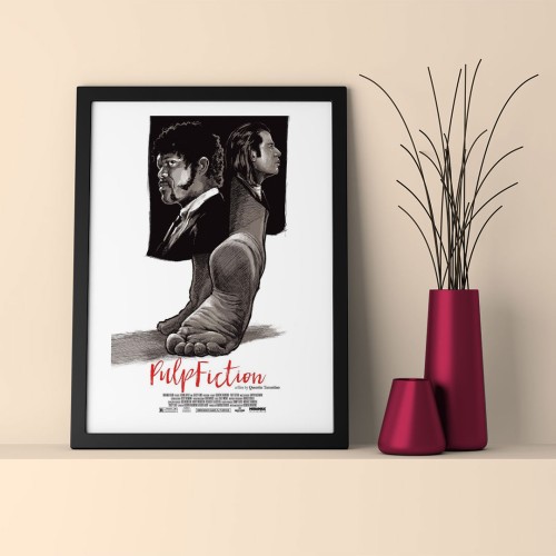 Pulp Fiction Çerçeveli Poster