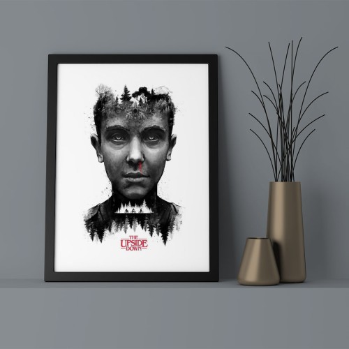 The Upside Down Çerçeveli Poster