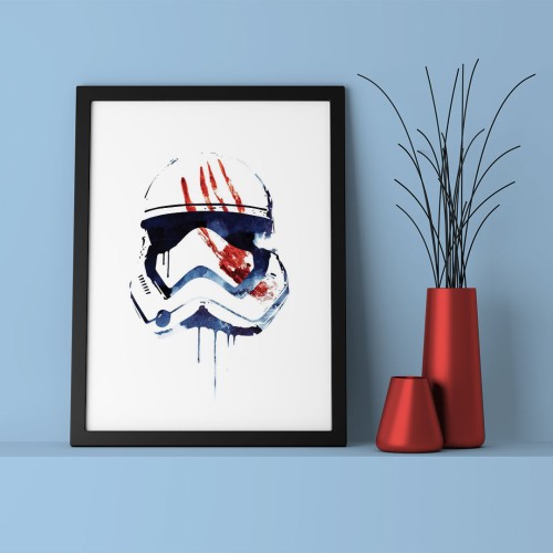 Darth Vader Cizim Çerçeveli Poster