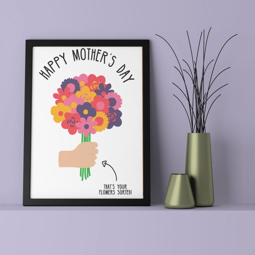 Mothers Day Çerçeveli Poster