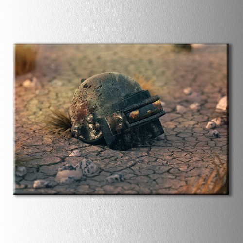 Kask 3 Pubg Kanvas Tablo
