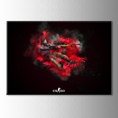 SSG08 Cs GO Kanvas Tabloo
