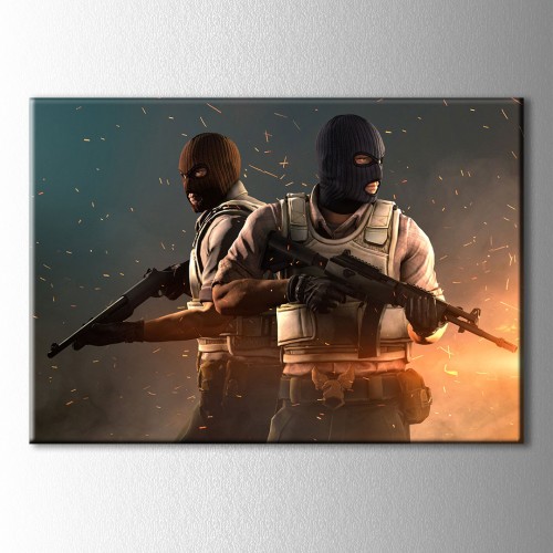 Terörist CS Go Kanvas Tabloo