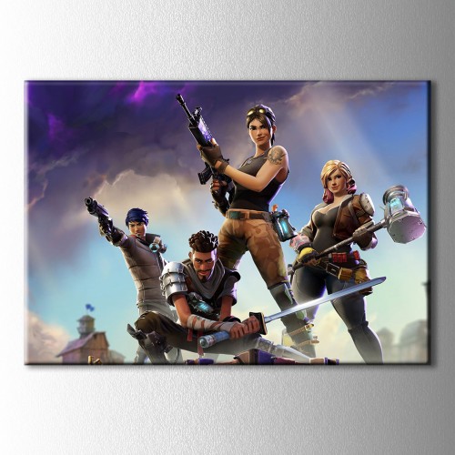Fortnite Squad Kanvas Tablo
