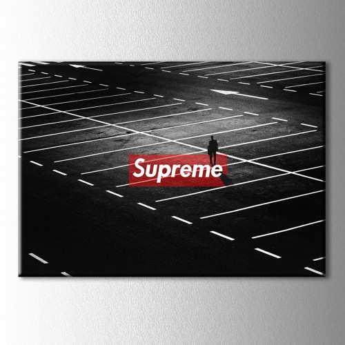 Supreme Asfalt Kanvas Tablo