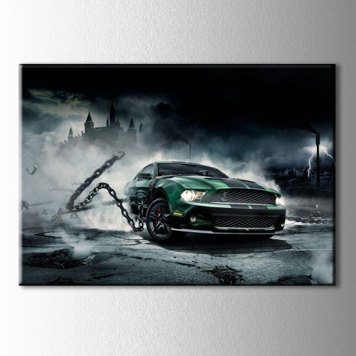 Mustang Kanvas Tablo