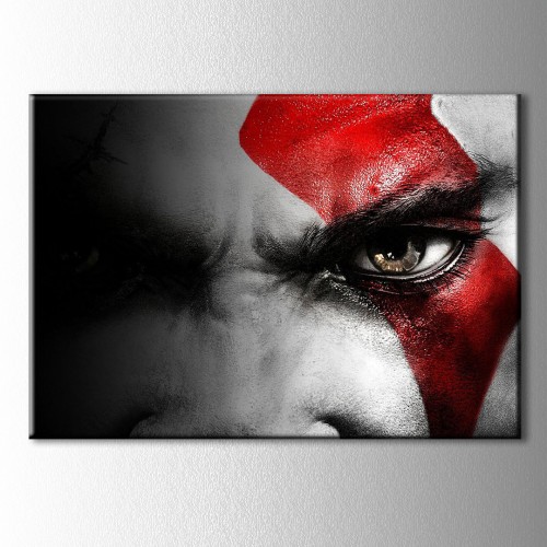 God Of War Kanvas Tablo