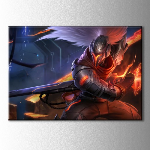 Zed Lol Kanvas Tablo