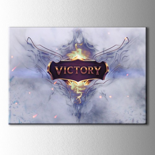 Victory Lol Kanvas Tablo