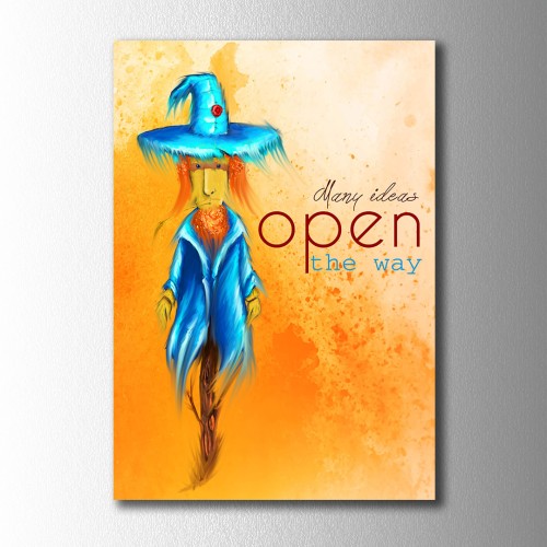 Many İdeas Open The Way Kanvas Tablo