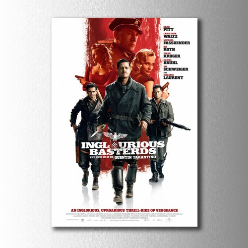 İnglourious Basterds Afiş Kanvas Tablo