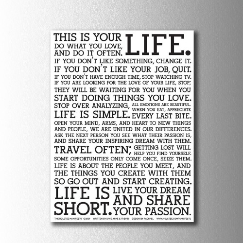 This is Your Life Kanvas Tablo