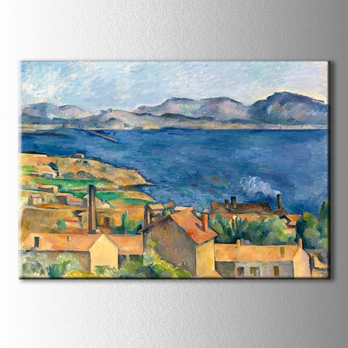 Paul Cezanne Estaque Körfezi 1886 Kanvas Tablo