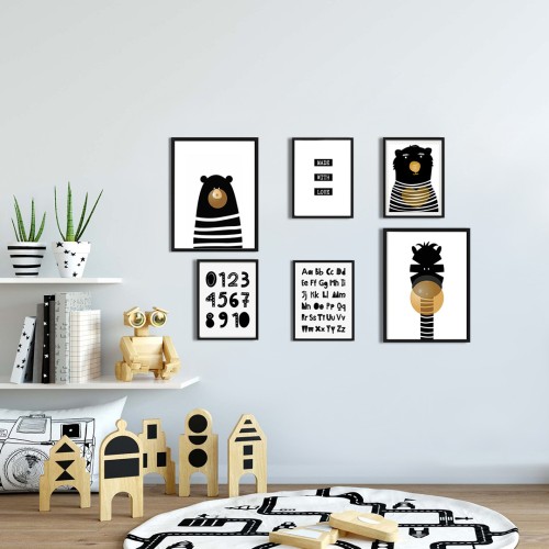 Alfabe ve Sayılar Poster Set