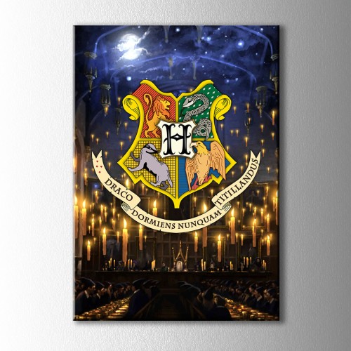 Hogwarts Ortak Salon Kanvas Tablo