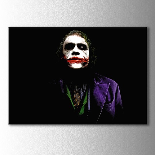Joker İn Black Kanvas Tablo 