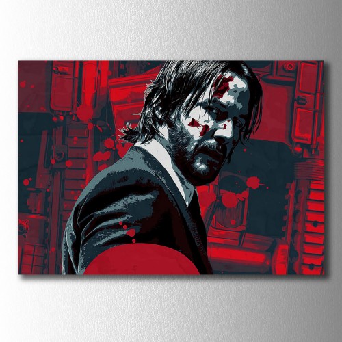 John Wick Kanvas Tablo