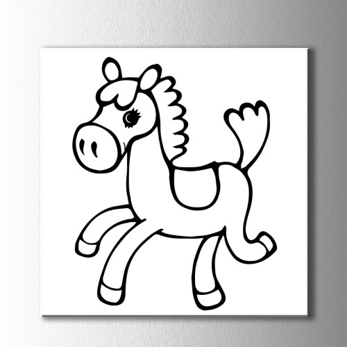 Cocuk Boyama Kanvas Tablo