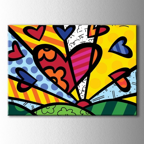 Popart Kalpler Kanvas Tablo