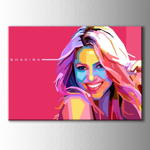 Popart Shakira Kanvas Tablo