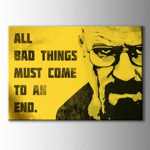 Çizim Breaking Bad Kanvas Tablo