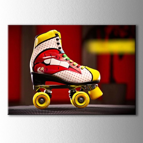 Popart Paten Kanvas Tablo