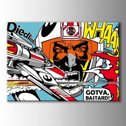 Popart Star Wars Stormtrooper Kanvas Tablo