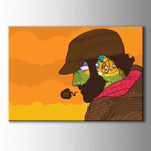 Popart Düşünceler Kanvas Tablo