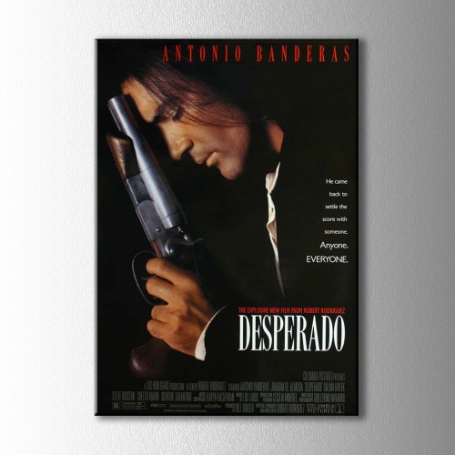 Retro Desperado Afiş Kanvas Tablo