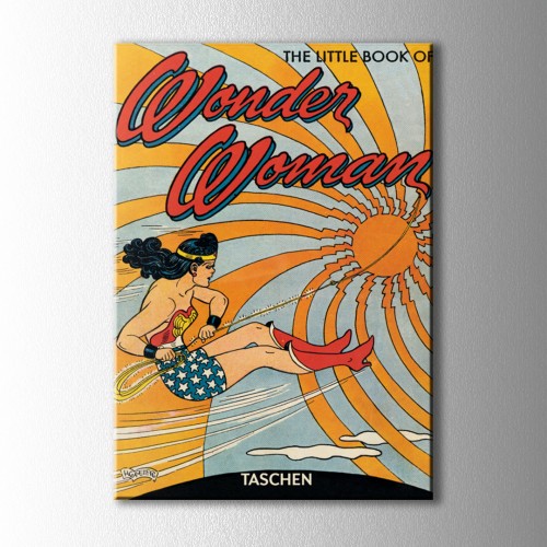 Retro Wonder Woman Afiş Kanvas Tablo