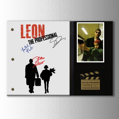 Jean Reno İmzalı Leon Afiş Kanvas Tablo