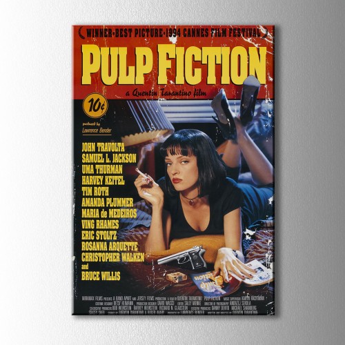 Pulp Fiction Afiş Kanvas Tablo