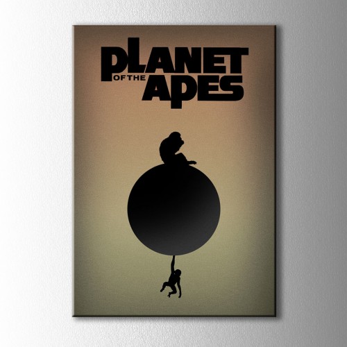 Minimal Planet Of The Apes Kanvas Tablo