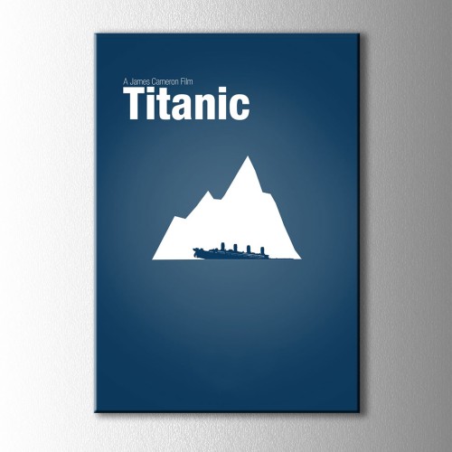 Minimal Titanic Kanvas Tablo
