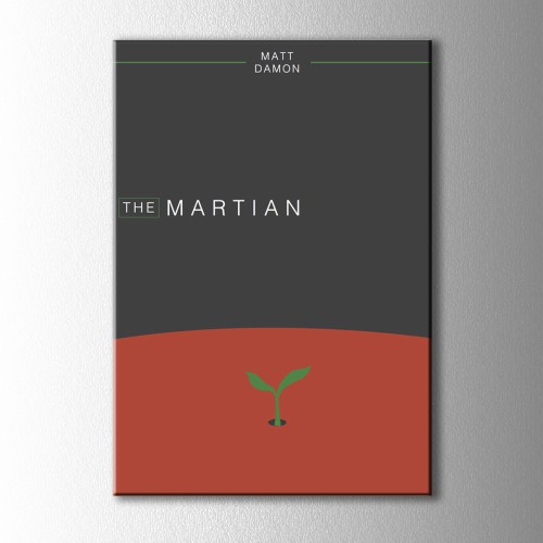 Minimal The Martian Kanvas Tablo
