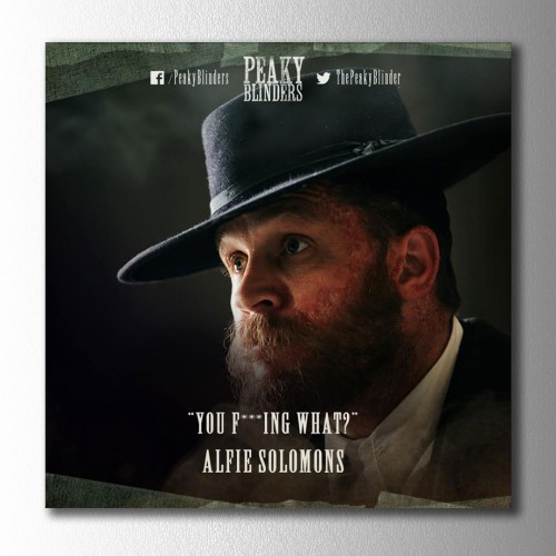 Peaky Blinders Alfie Solomons Kanvas Tablo