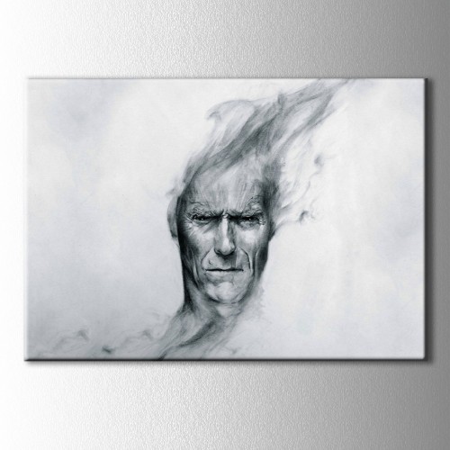 Duman Clint Eastwood Kanvas Tablo