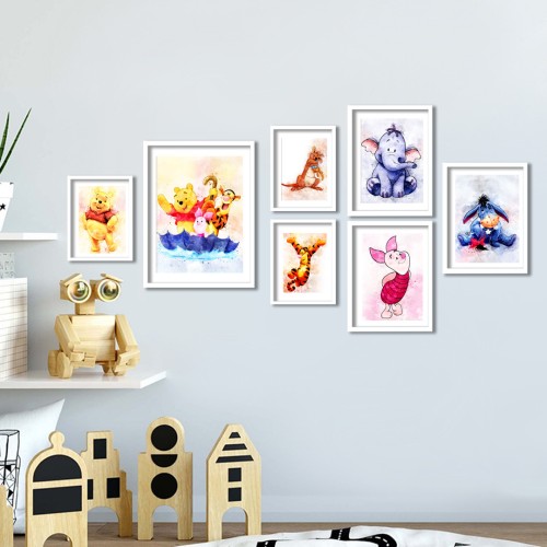 Winnie The Pooh Çerçeveli Poster Seti
