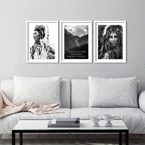 Strong Woman Çerçeveli Poster Seti