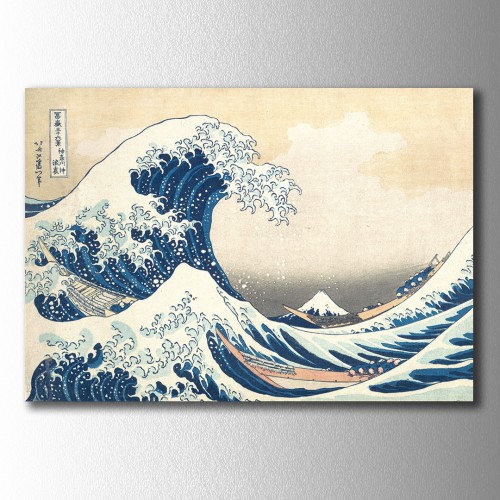 Ando Hiroshige Wave Kanvas Tablo
