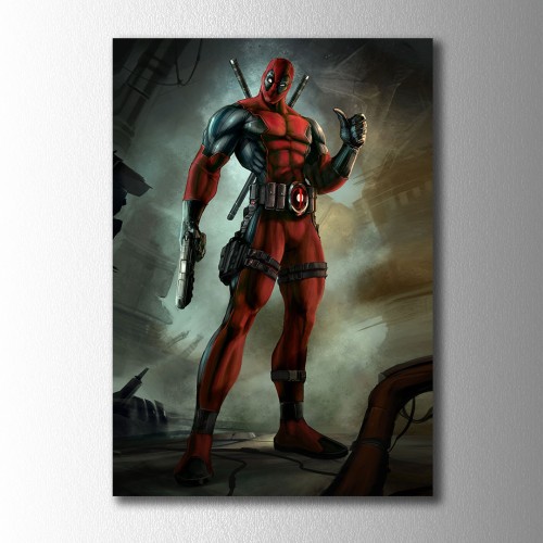 Deadpool Çizgi Dizi Kanvas Tablo