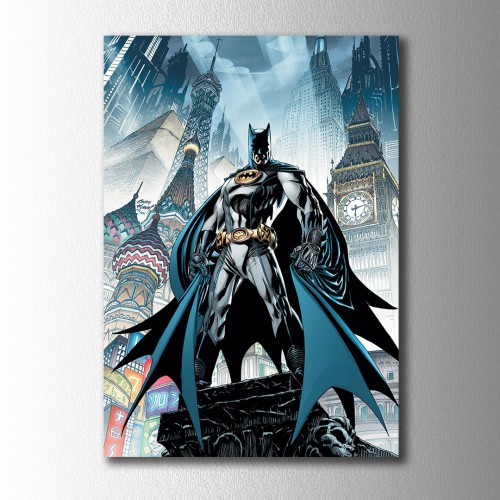 Batman Çizgi Kanvas Tablo