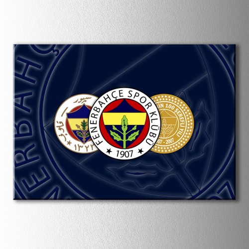 Fenerbahçe Yüzüncü Yıl Logo Kanvas Tablo 