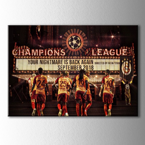 Galatasaray Kabusunuz Geri Döndü Kanvas Tablo 